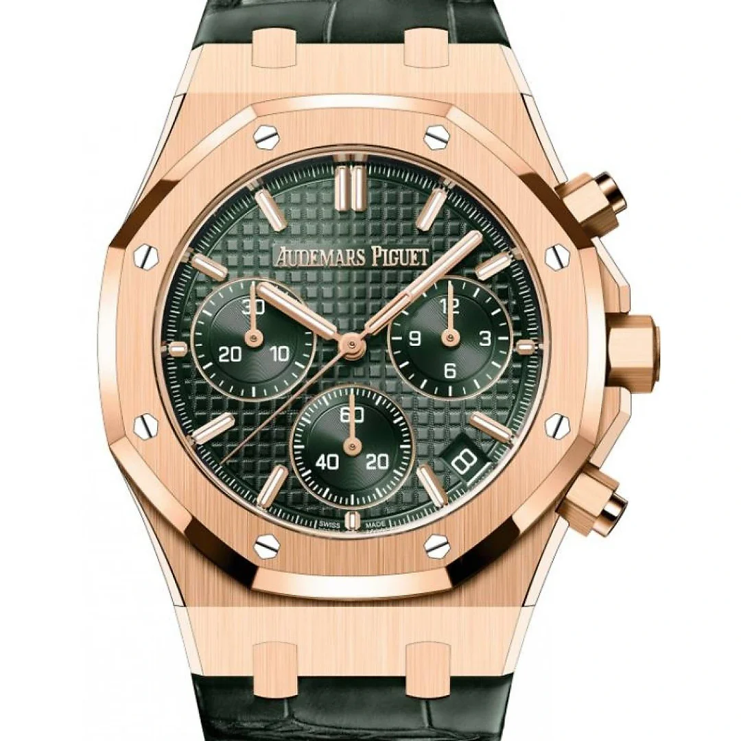 Audemars Piguet Royal Oak Selfwinding Chronograph Rose Gold 41mm Khaki Dial 26240OR.OO.D404CR.01