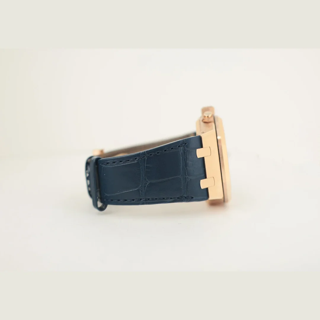 Audemars Piguet Royal Oak Selfwinding Chronograph Rose Gold 41mm Blue Dial 26240OR.OO.D315CR.01