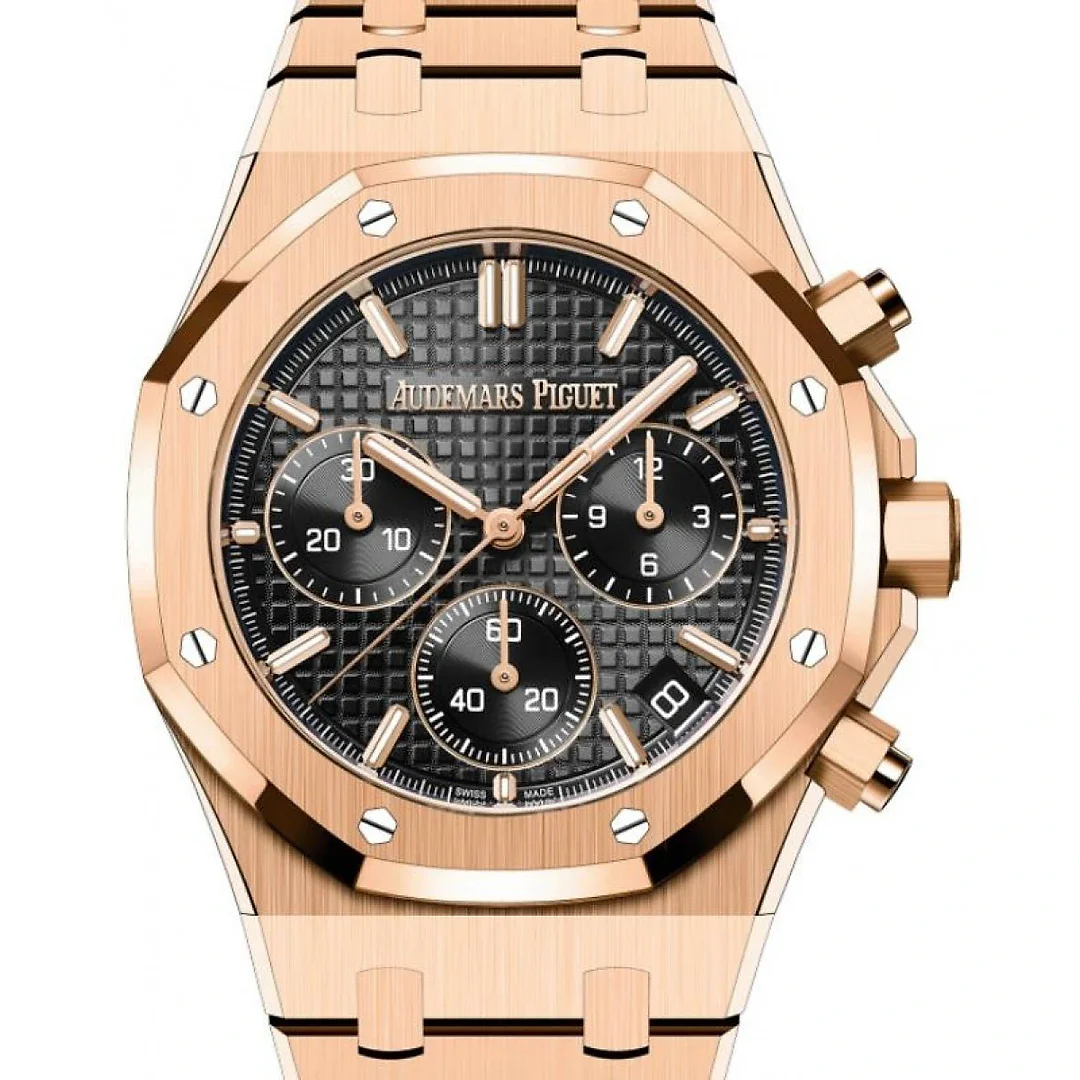 Audemars Piguet Royal Oak Selfwinding Chronograph Rose Gold 41mm Black Dial 26240OR.OO.1320OR.02