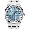 Audemars Piguet Royal Oak Selfwinding Stainless Steel 37mm Light Blue Dial Diamond 15551ST.ZZ.1356ST.01