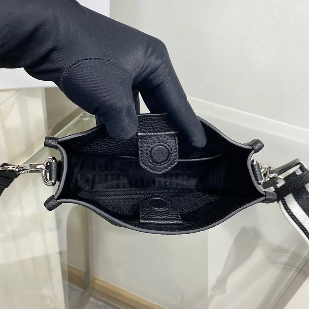 Pra Mini Shoulder Bag Black For Women, Women’s Bags 7.9in/20cm