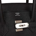 H Birkin 35 Black Togo Palladium Hardware