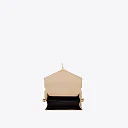 Y Cassandra Medium Top Handle in Grain de Poudre Embossed Leather