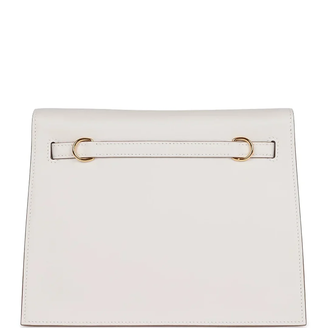 H Kelly Danse Gris Perle Swift Gold Hardware