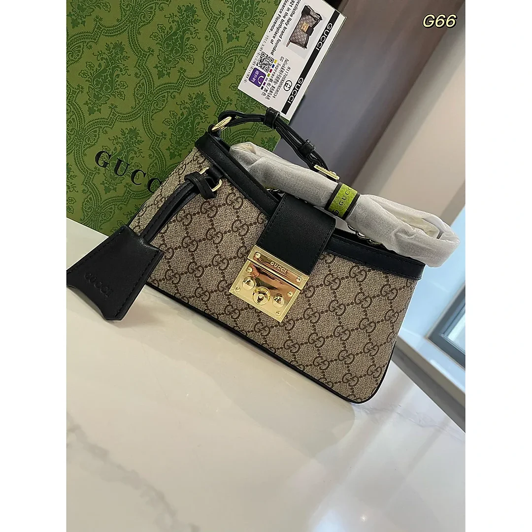 GG new arrival Padlock bag size: 25*13cm