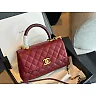 CC coco handle caviar leather size : 23*13cm