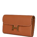 H Constance Wallet To Go Gold Epsom Gold Hardware