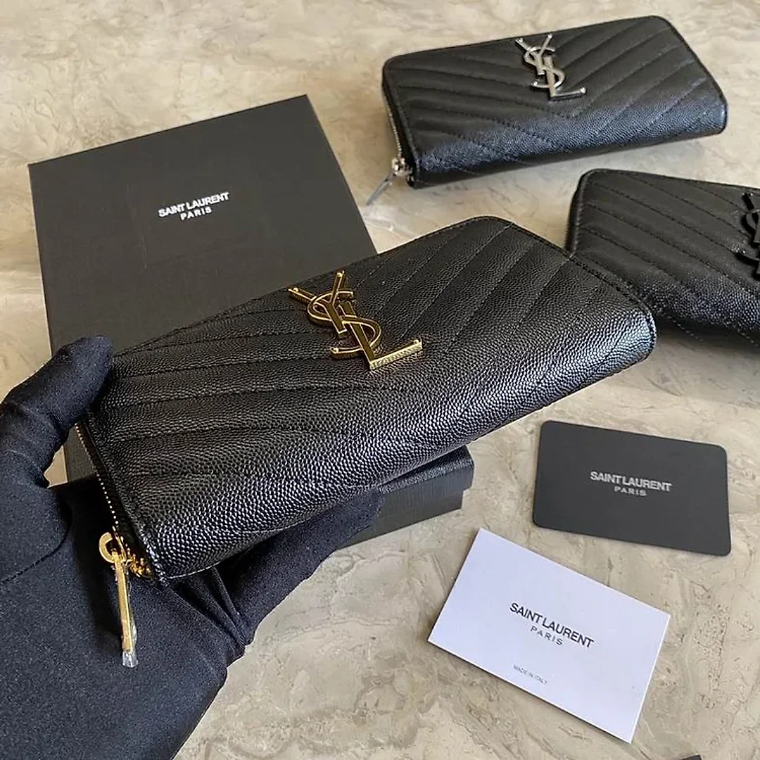 Y  wallet black  SIZE:19×9.5×2.5CM  05