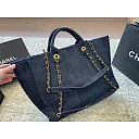 CC new arrival denime tote bag size:  37 * 31 cm