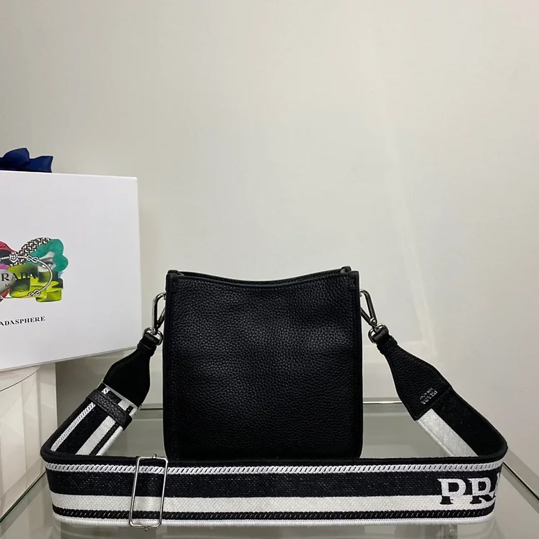 Pra Mini Shoulder Bag Black For Women, Women’s Bags 7.9in/20cm