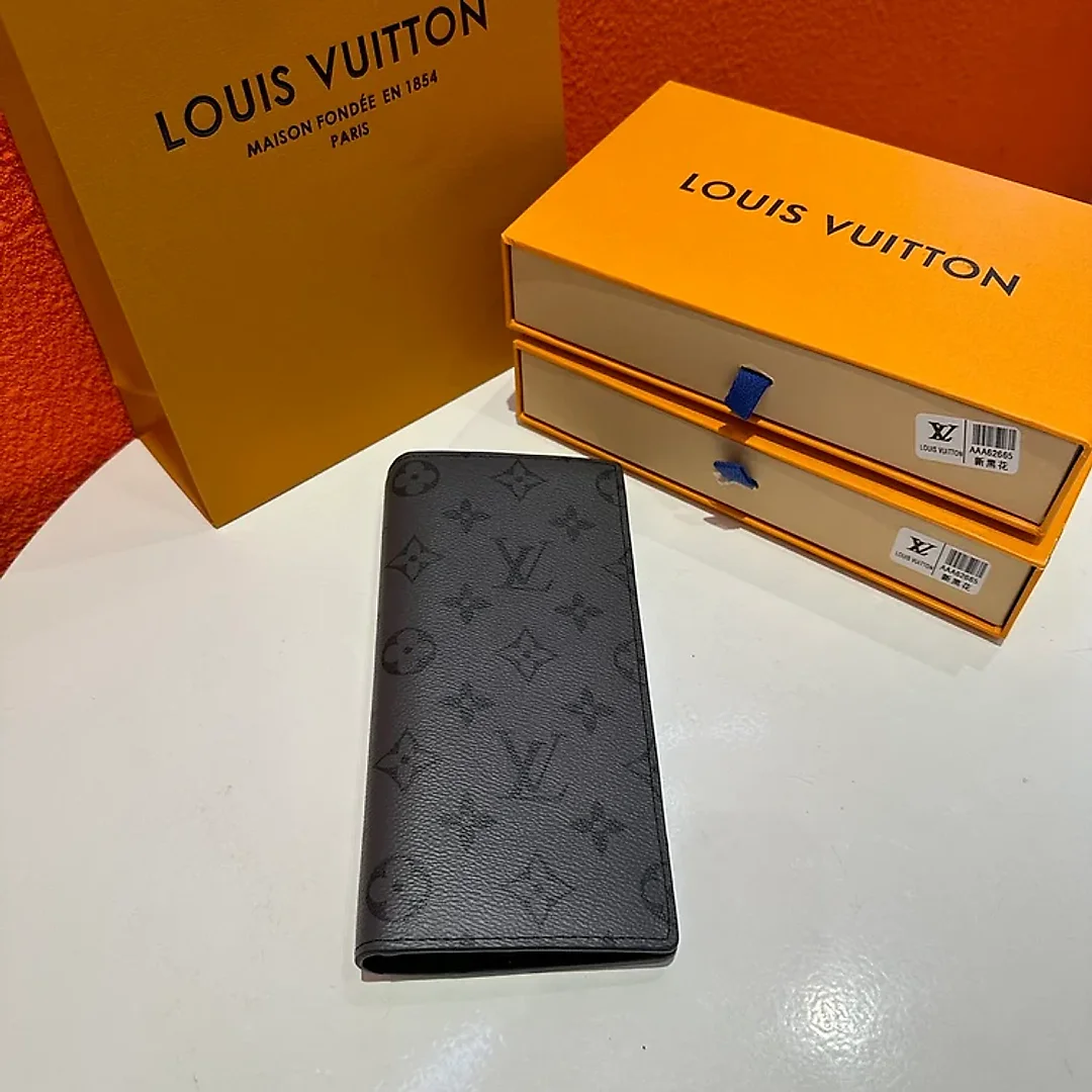 Louis BRAZZA Monogram man and women wallet size: 19×10cm