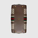 GG Savoy Small Duffle Bag Beige and Ebony GG Supreme Canvas 724262