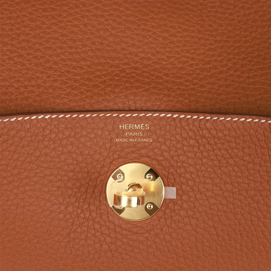 H Lindy 26 Gold Clemence Gold Hardware