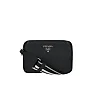 PP Leather Bag with Shoulder Strap in Black