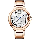 Ballon Bleu 18ct Rose Gold 40mm Silver Dial Automatic Bracelet Watch