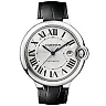 Ballon Bleu 42mm Silver Dial Men’s Automatic Leather Strap Watch