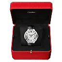 Ballon Bleu 42mm Silver Dial Men’s Automatic Leather Strap Watch