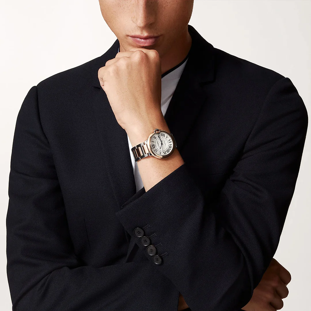 Ballon Bleu 42mm Two-Tone Silver Dial Men’s Automatic Bracelet Watch