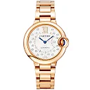 Ballon Bleu de Cartier 18ct Rose Gold Diamond Dial Bracelet Watch