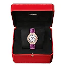Ballon Bleu de Cartier 28mm 18ct Pink Gold Diamond Bezel Strap Watch