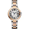Ballon Bleu de Cartier 33mm 18ct Pink Gold and Steel Watch