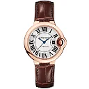 Ballon Bleu de Cartier 33mm 18ct Pink Gold Strap Watch