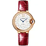 Ballon Bleu de Cartier 33mm 18ct Rose Gold Dial Diamond Dial & Bezel Watch