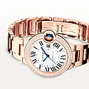 Ballon Bleu de Cartier 33mm 18ct Rose Gold Diamond Set Bracelet Watch