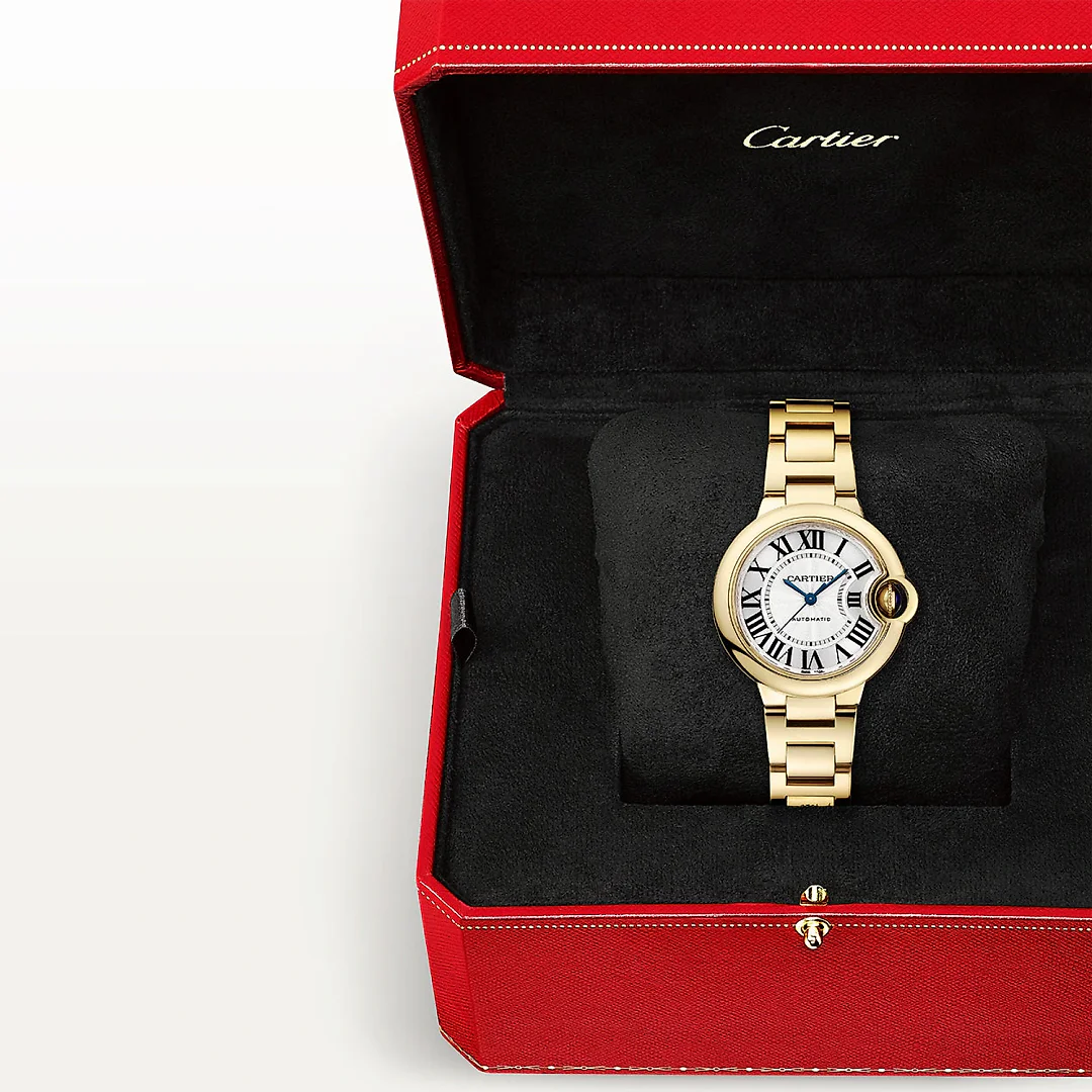 Ballon Bleu de Cartier 33mm 18ct Yellow Gold Bracelet Watch