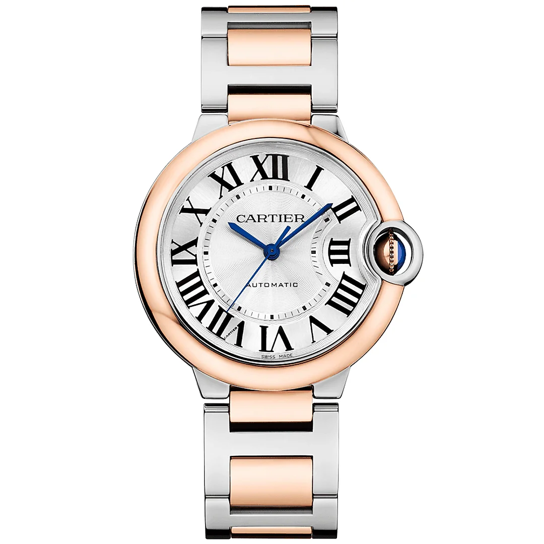 Ballon Bleu de Cartier 36mm 18ct Pink Gold and Steel Watch