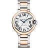 Ballon Bleu de Cartier 36mm 18ct Pink Gold and Steel Watch
