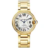 Ballon Bleu de Cartier 36mm 18ct Yellow Gold Diamond Bezel Watch