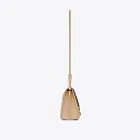 Y Cassandra Medium Top Handle in Grain de Poudre Embossed Leather