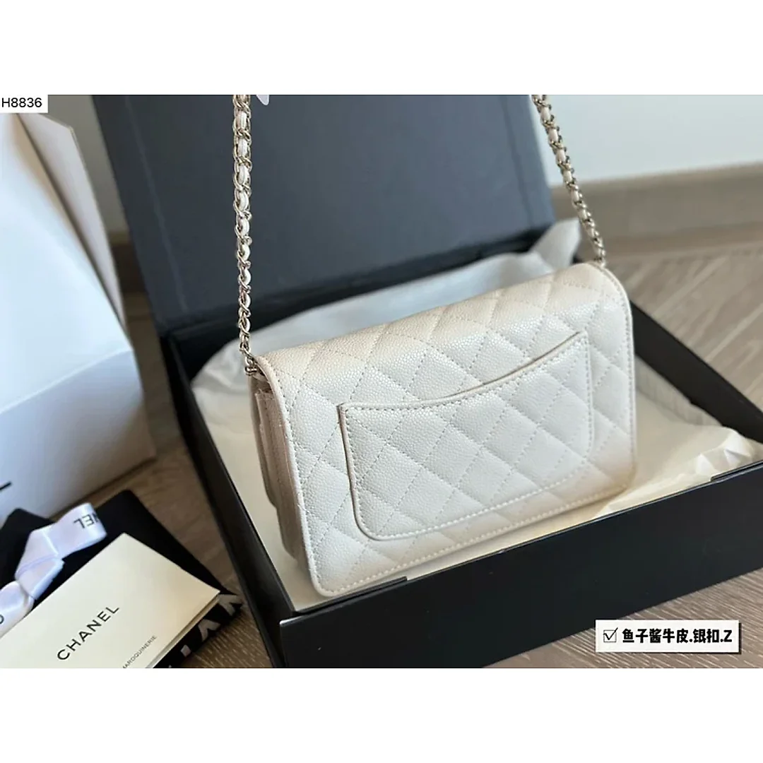 CC new arrival woc caviar leather bag size:19 * 12cm