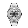 Big Bang SANG BLEU II TITANIUM WHITE PAVÃ‰ Ref# 418.NX.2001.RX.1604.MXM20