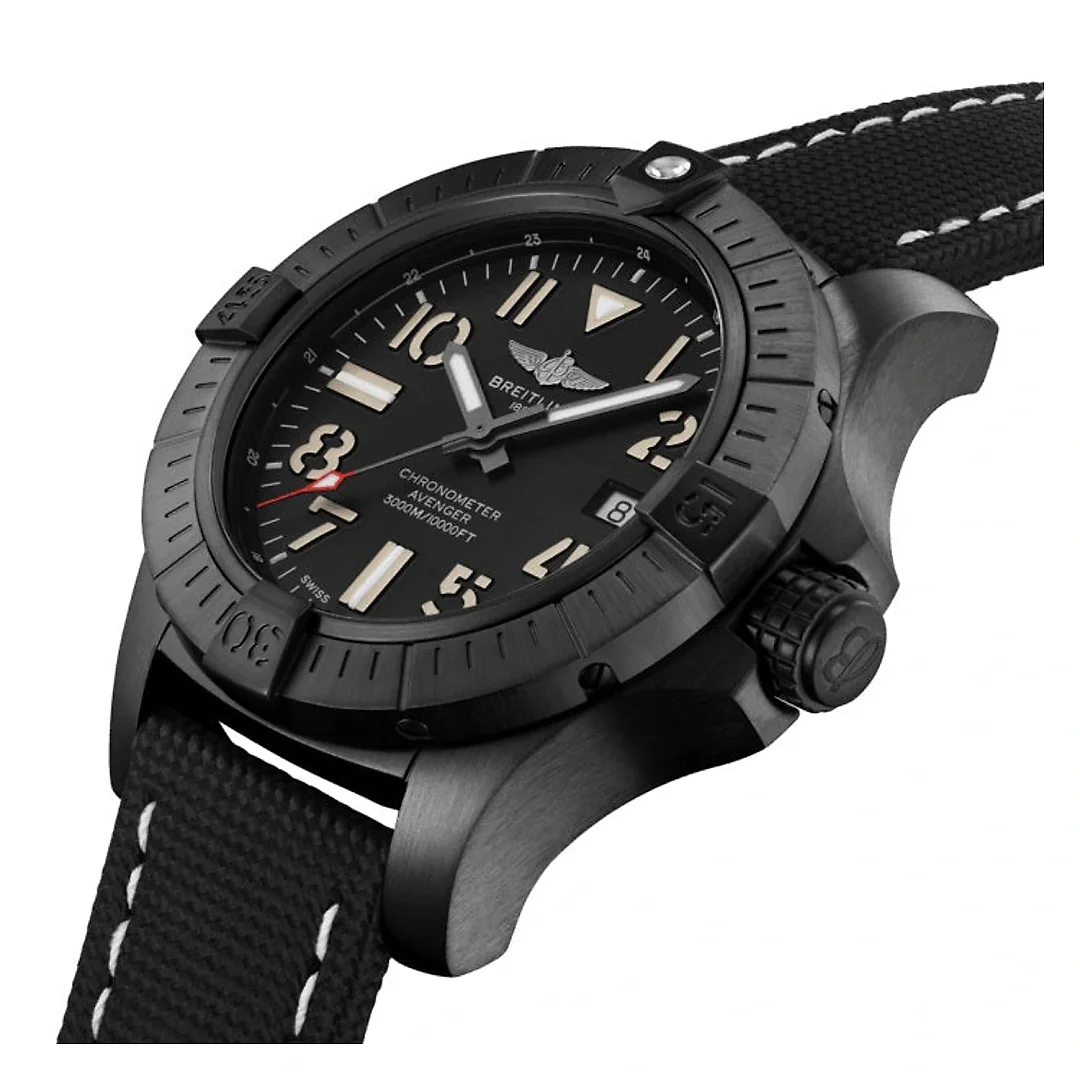 Breitling Avenger Automatic 45 Seawolf Night Mission DLC-Coated Titanium Ref# V17319101B1X1