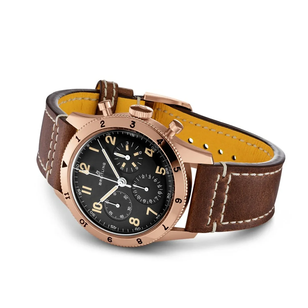 Breitling AVI 1953 Edition 18k Red Gold Ref# RB0920131B1X1