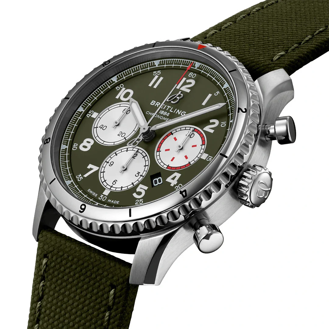 Breitling Aviator 8 B01 Chronograph 43 Curtiss Warhawk, Ref# AB01192A1L1X1