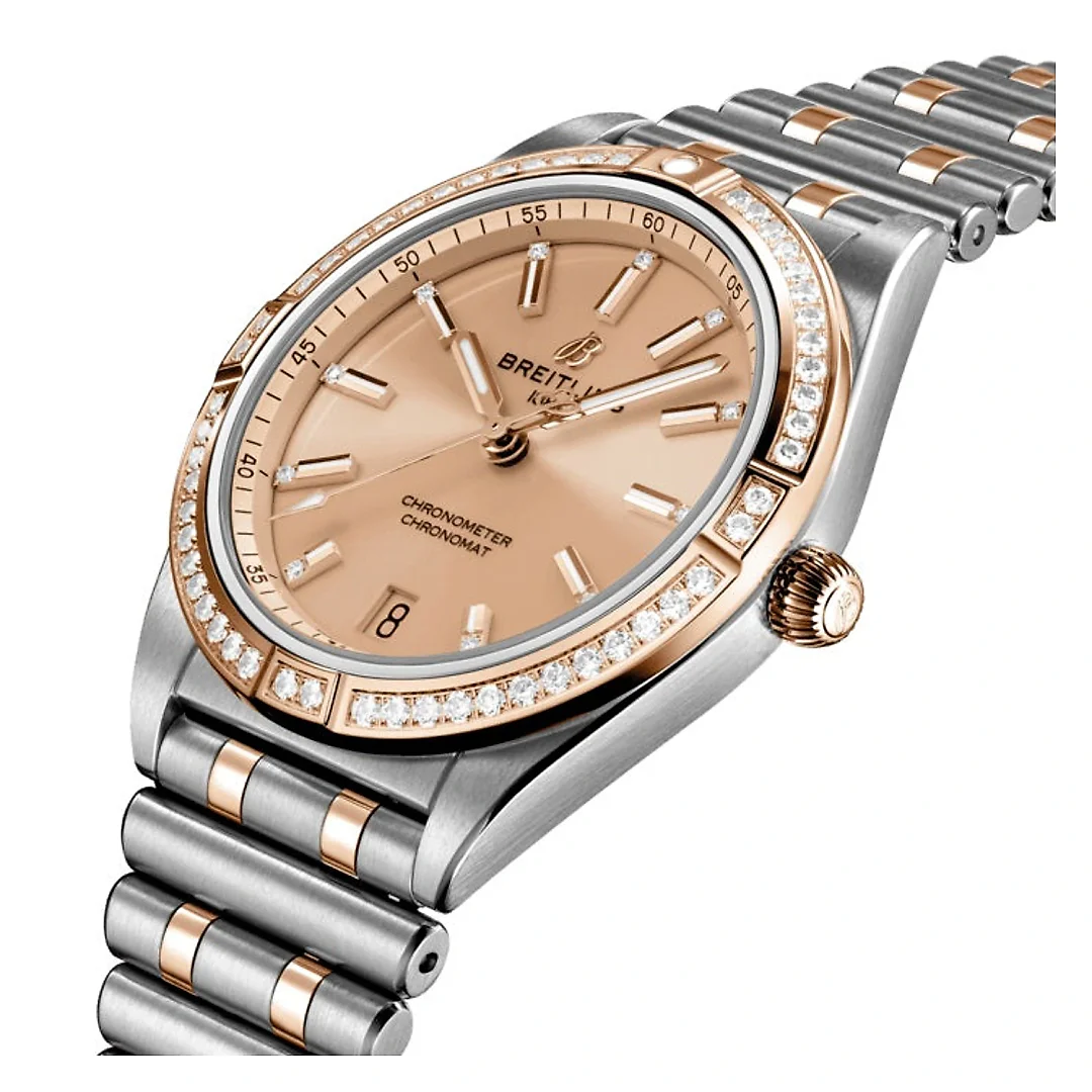 Breitling Chronomat Automatic 36 Stainless Steel & 18k Red Gold (Gem-set) Ref# U10380591K1U1