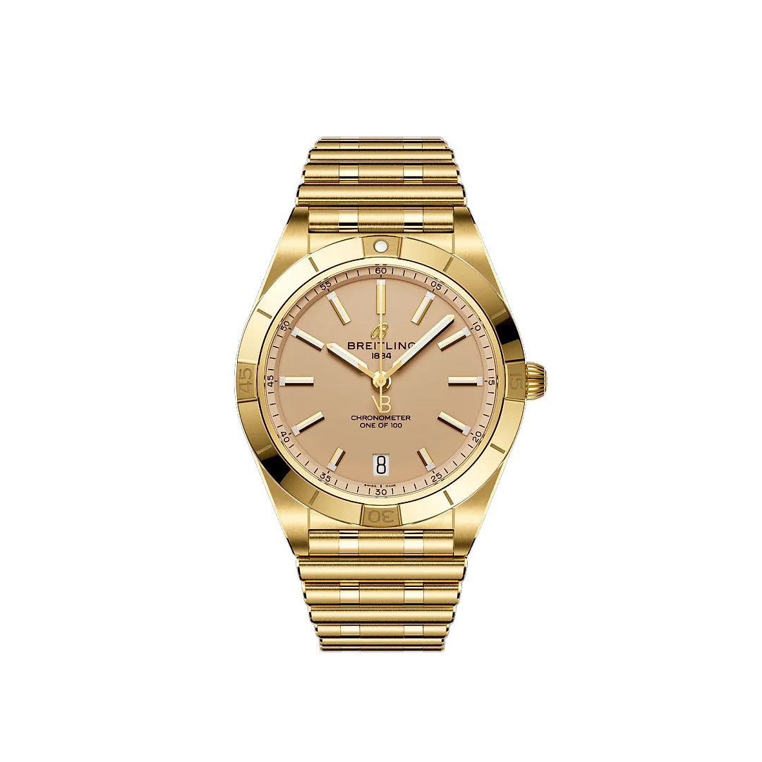 Breitling Chronomat Automatic 36 Victoria Beckham, 18k Yellow Gold, Ref# K103801A1A1K1, Unworn 2024