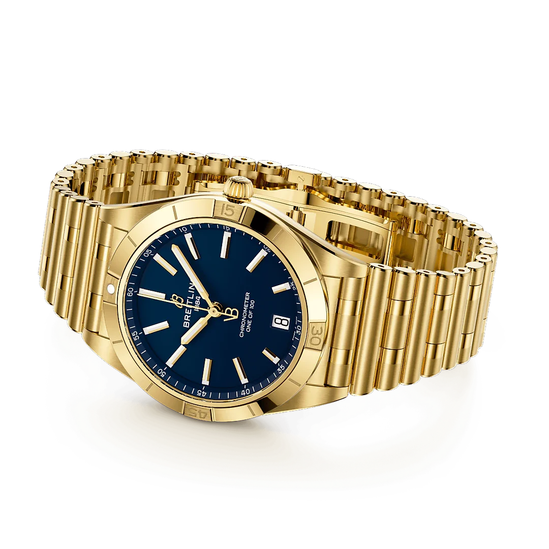Breitling Chronomat Automatic 36 Victoria Beckham, 18k Yellow Gold, Ref# K103801A1C1K1, Unworn 2024