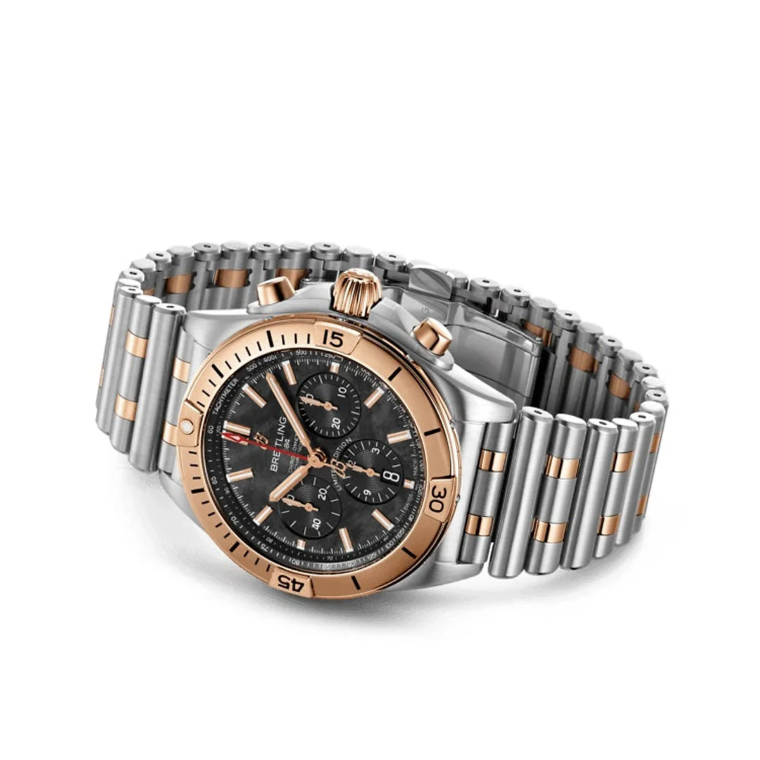 Breitling Chronomat B01 42 Stainless Steel & 18k Red Gold Ref# UB01341A1B1U1