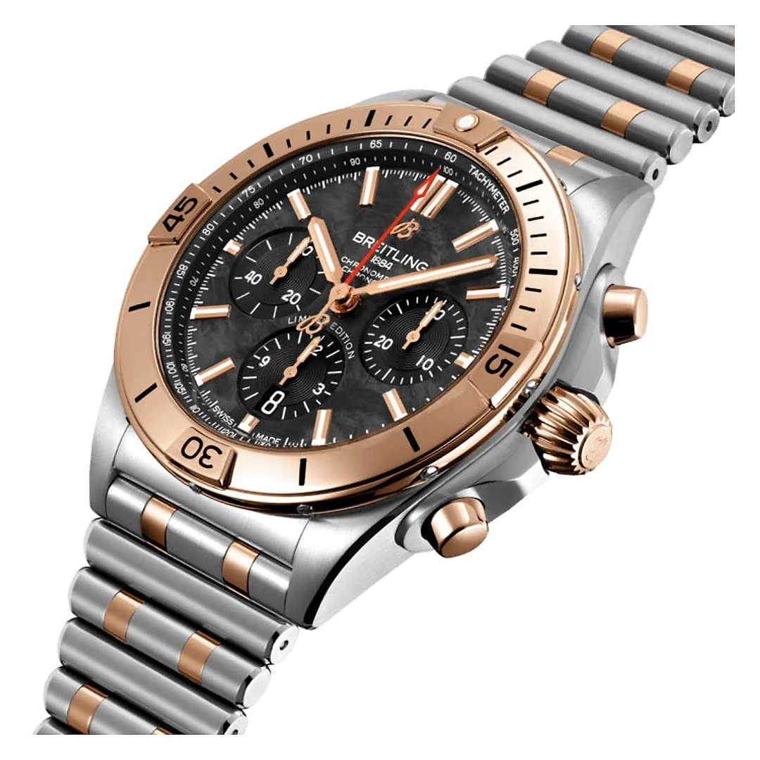 Breitling Chronomat B01 42 Stainless Steel & 18k Red Gold Ref# UB01341A1B1U1