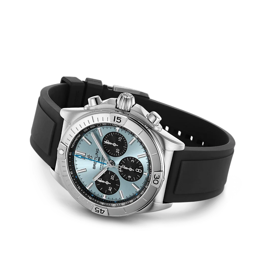 Breitling Chronomat B01 42, Stainless steel and Platinum, Ref# PB0134101C1S1, Unworn 2024