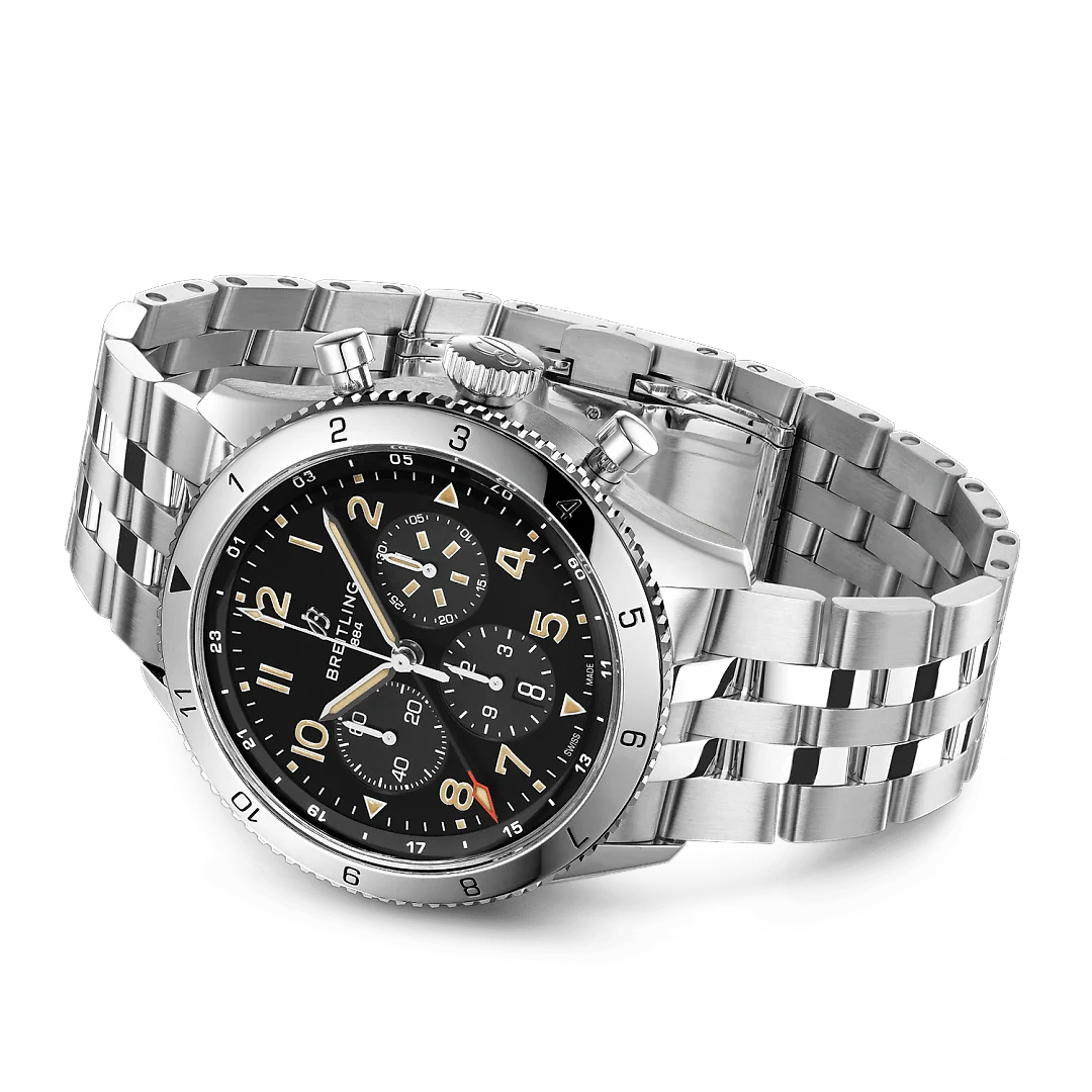 Breitling Classic AVI B04 Chronograph 46 P-51 Mustang, Stainless Steel, Ref# AB04453A1B1A1, Unworn 2024