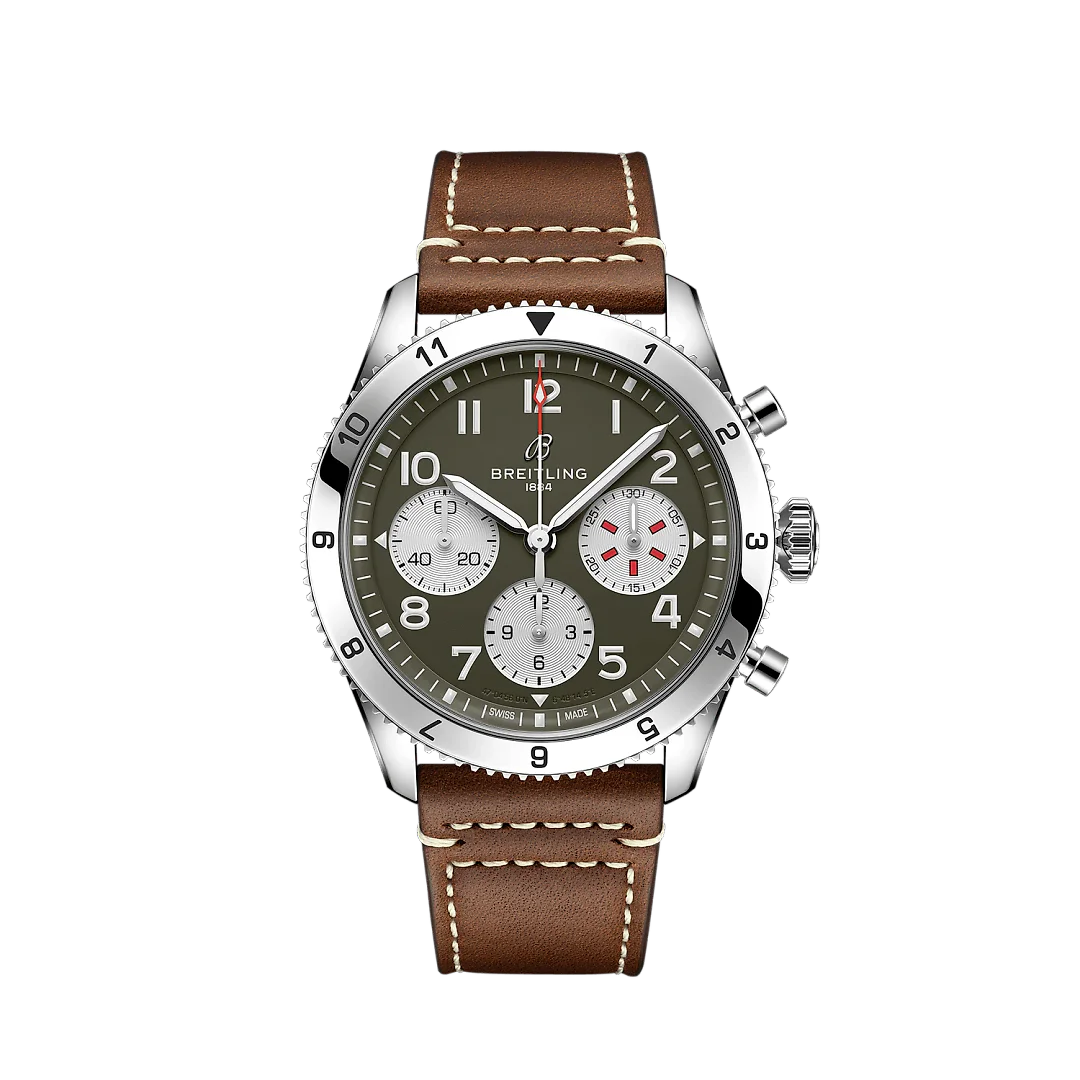 Breitling Classic AVI Chronograph 42 Curtiss Warhawk, Stainless Steel, Ref# A233802A1L1X1, Unworn 2024