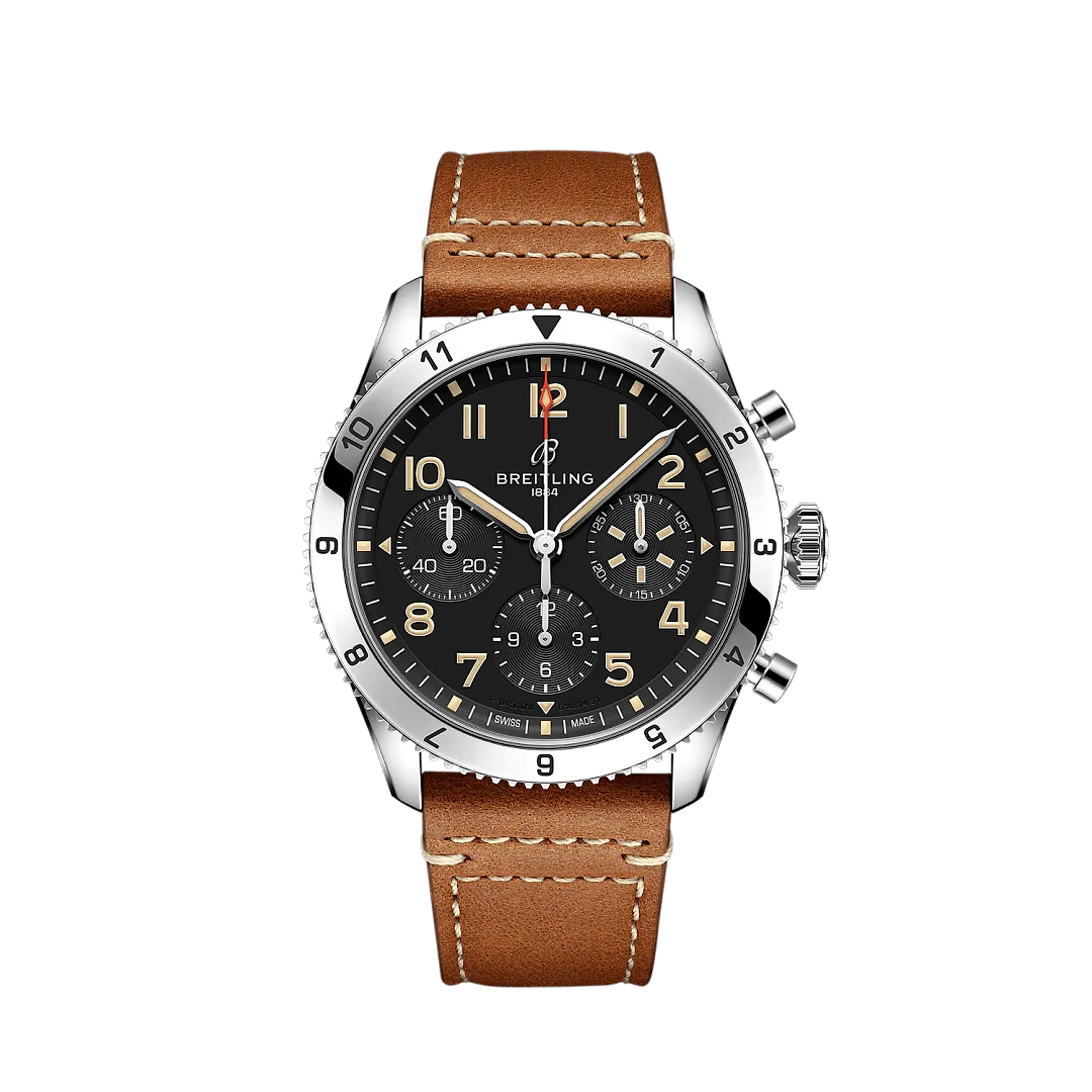 Breitling Classic AVI Chronograph 42 P-51 Mustang, Stainless Steel, Ref# A233803A1B1X1, Unworn 2024