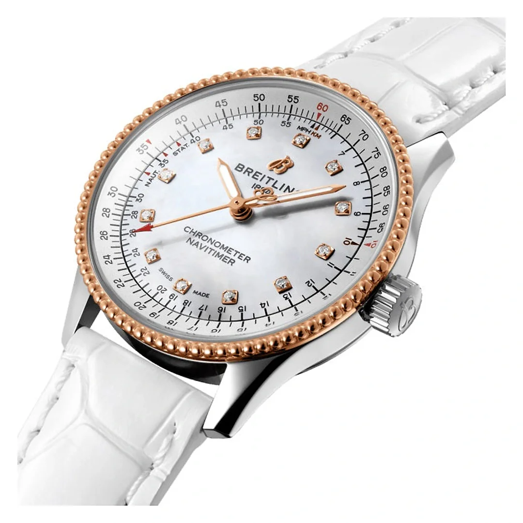 Breitling Navitimer Automatic 35 Stainless Steel & 18k Red Gold Ref# U17395211A1P3