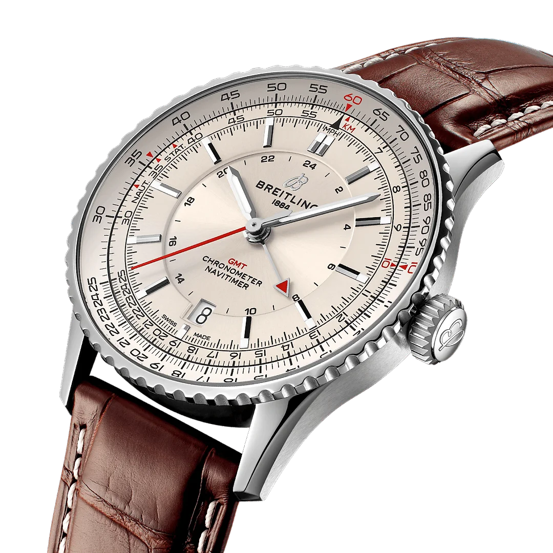 Breitling Navitimer Automatic GMT 41, Stainless Steel, Ref# A32310211G1P1, Unworn 2024