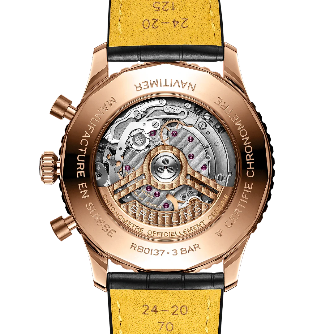 Breitling Navitimer B01 Chronograph 46, 18k Red Gold, Ref# RB0137241L1P1, Unworn 2024